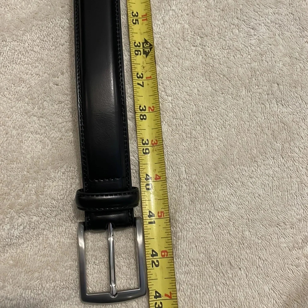 KM Legend black leather belt